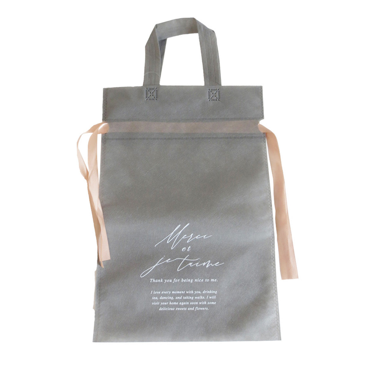 不織布バッグ ハンドル付 フレンチフローラ 357598