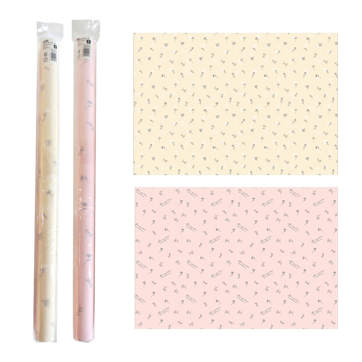 包装紙 2枚 フレンチフローラ 357602