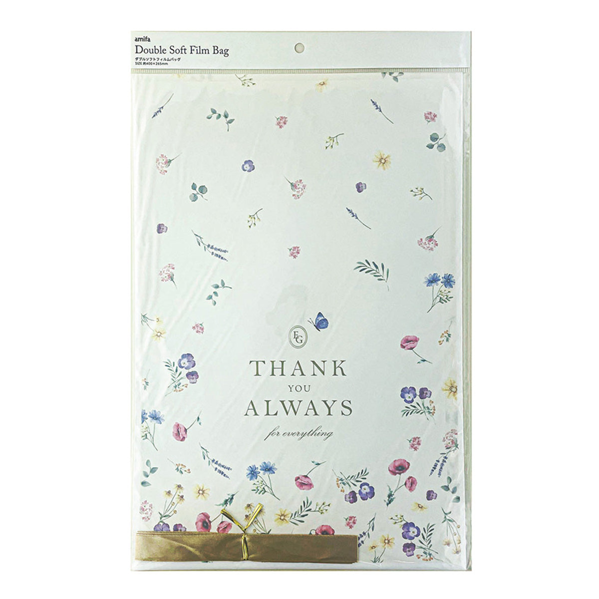 ダブルソフトフィルムバッグ L イングリッシュガーデン 357611