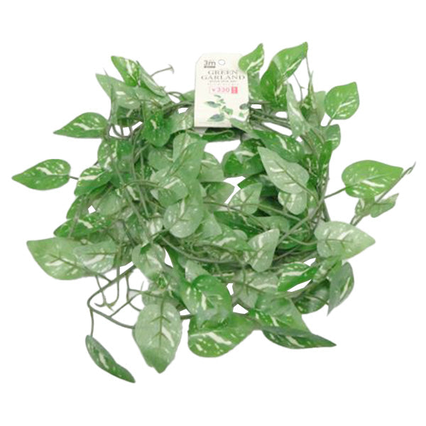 ガーランド 造花ガーランド フェイクグリーン グリーンガーランド 壁飾りポトス 3m 357631