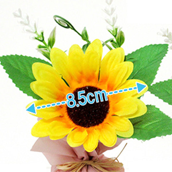 【OUTLET】ひまわりポット 造花 357649