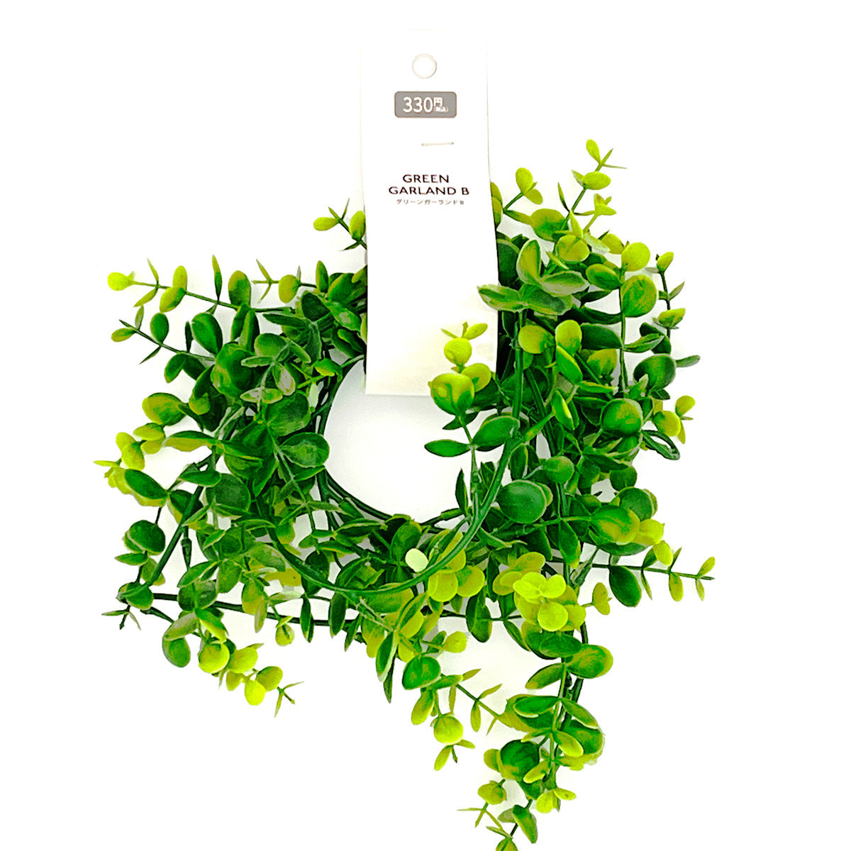 【OUTLET】造花 グリーンガーランド 花飾り B/ユーカリの葉 フェイクグリーン 357730