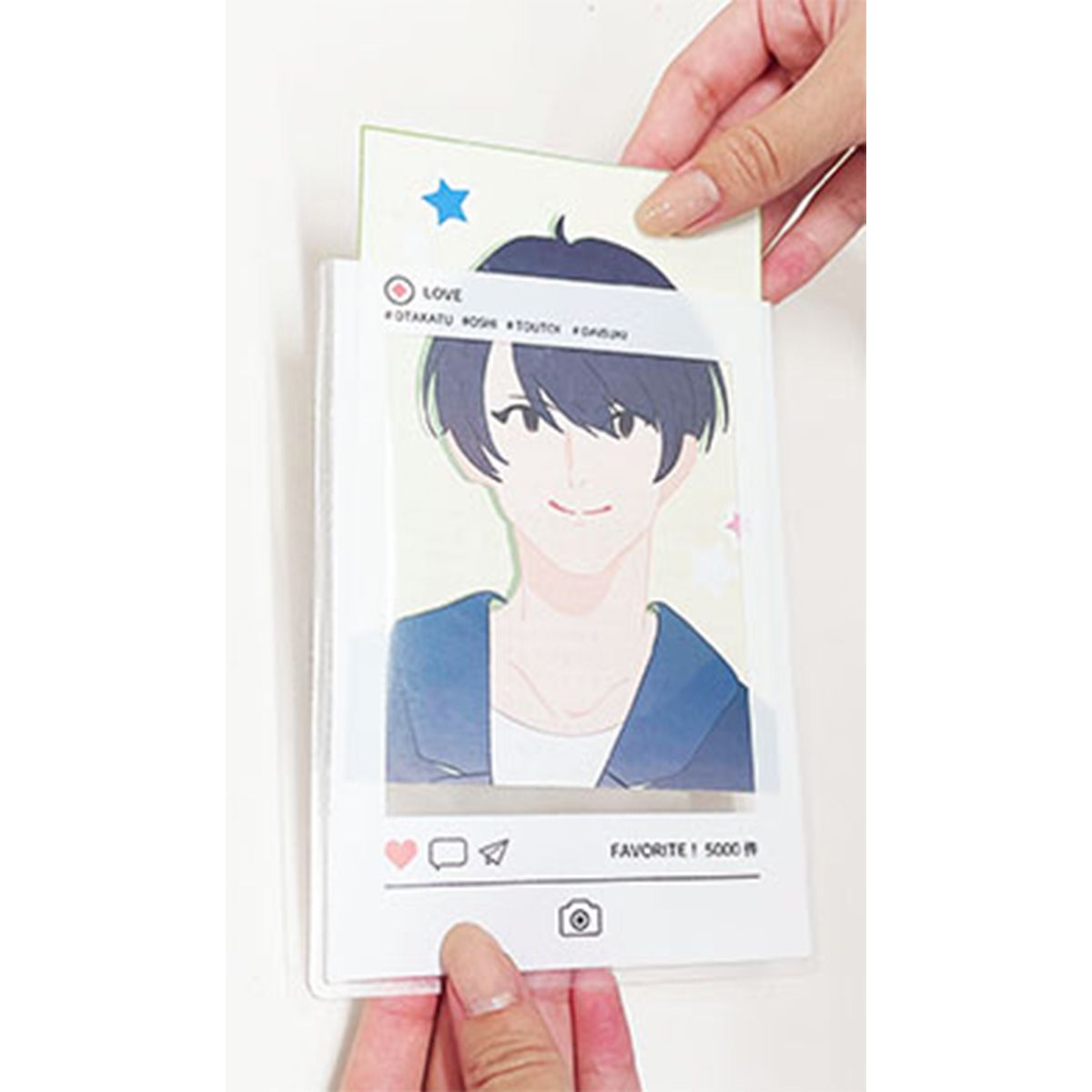 SNS風硬質ポストカード用ケース2P 357988