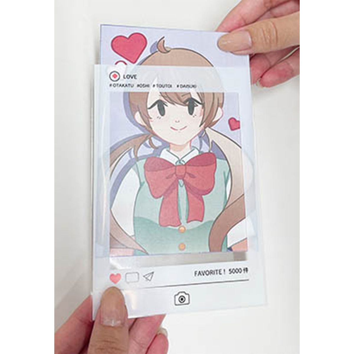 SNS風ブロマイド用スリーブ 13P 357999