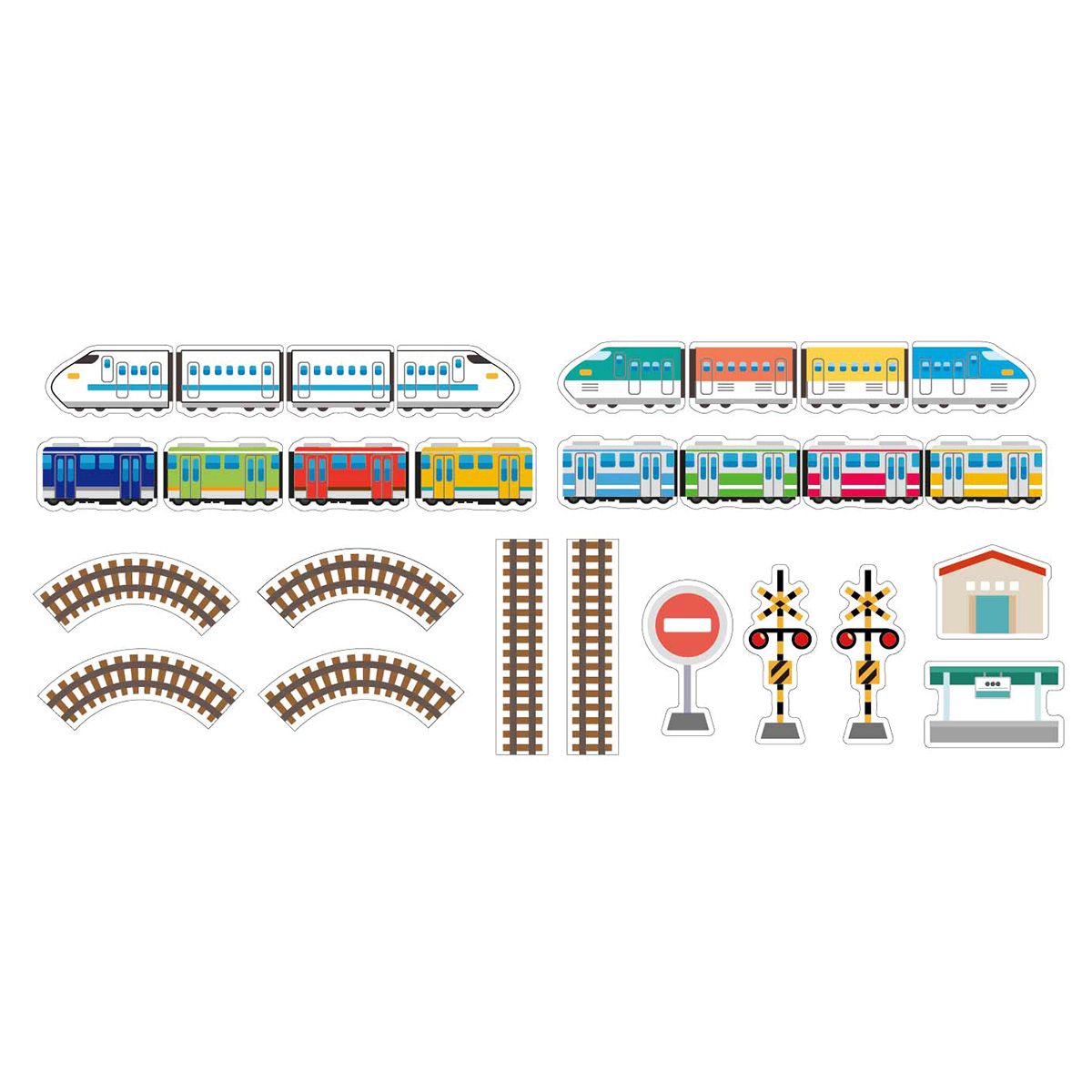 ダイカットマグネット でんしゃ 27P 358025