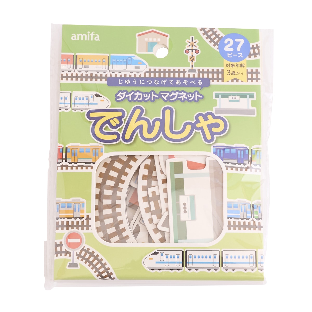 ダイカットマグネット でんしゃ 27P 358025