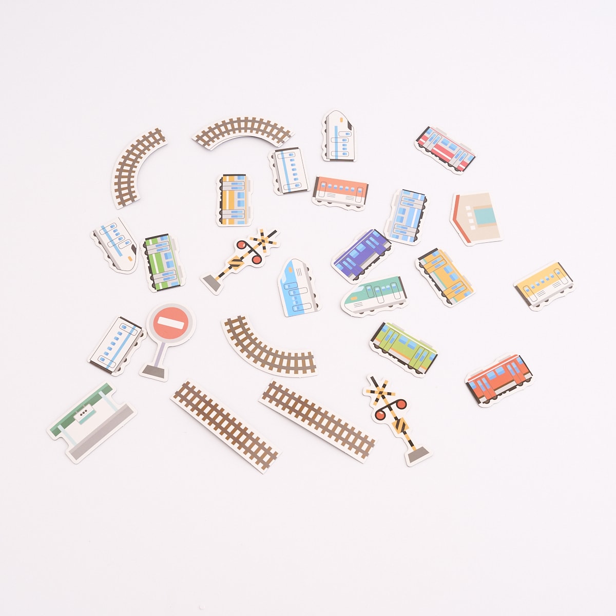 ダイカットマグネット でんしゃ 27P 358025