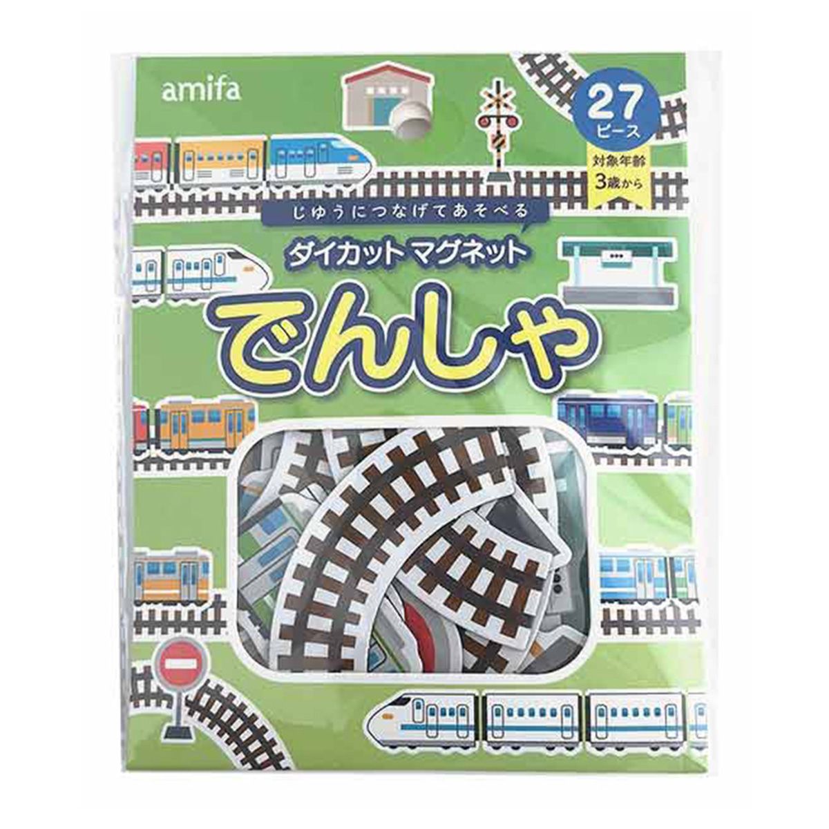 ダイカットマグネット でんしゃ 27P 358025