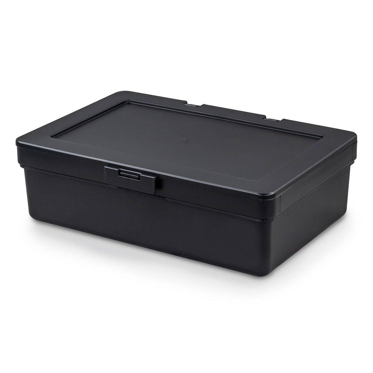 収納ボックス フタがとまるケース S ブラック L-8088 179×123×58Hmm 358068