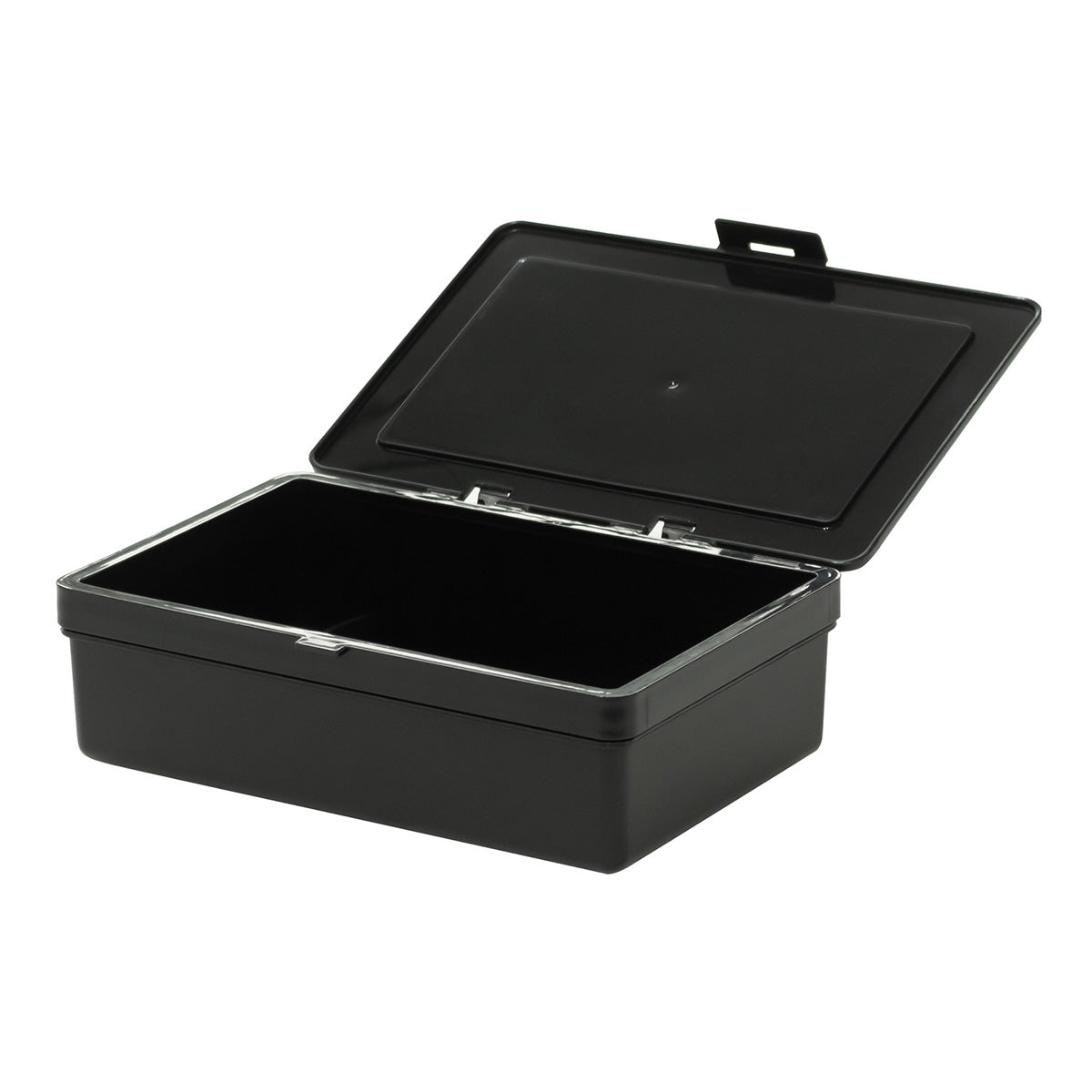 収納ボックス フタがとまるケース S ブラック L-8088 179×123×58Hmm 358068
