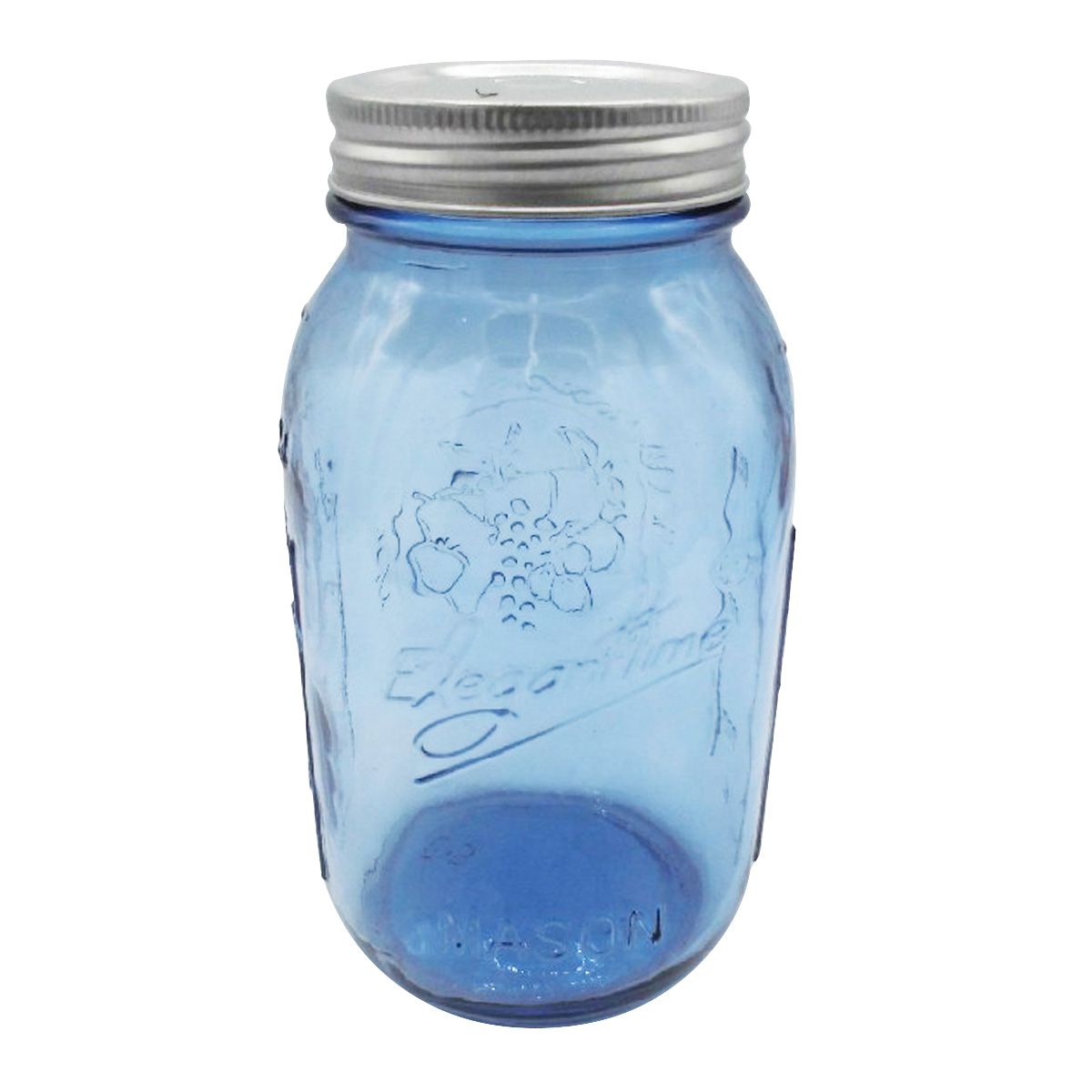 ガラス瓶 ガラスジャー ガラスボトル キャニスター ブルー 900ml 358179