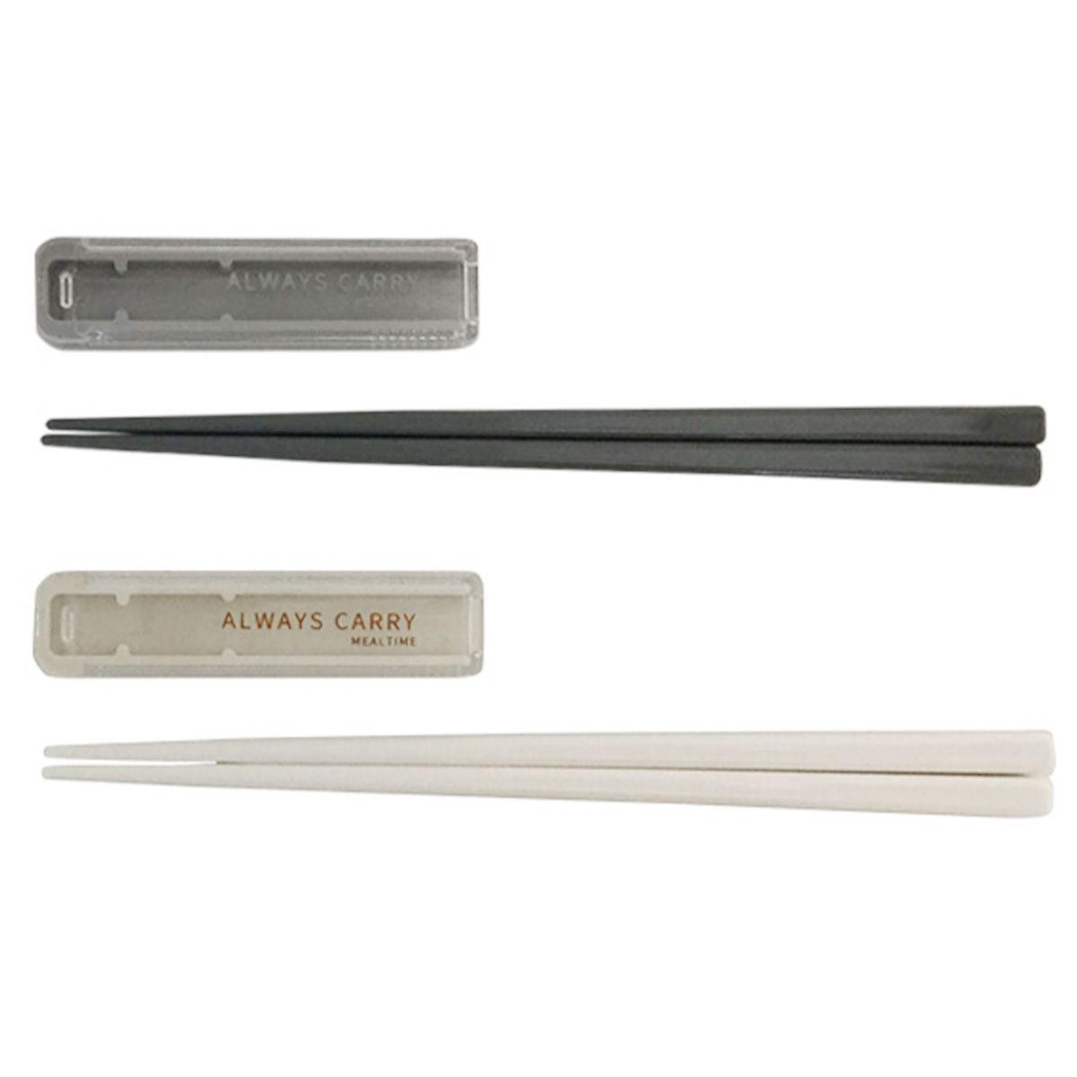 ミールタイム キャップ付箸セット 19.5cm 358212