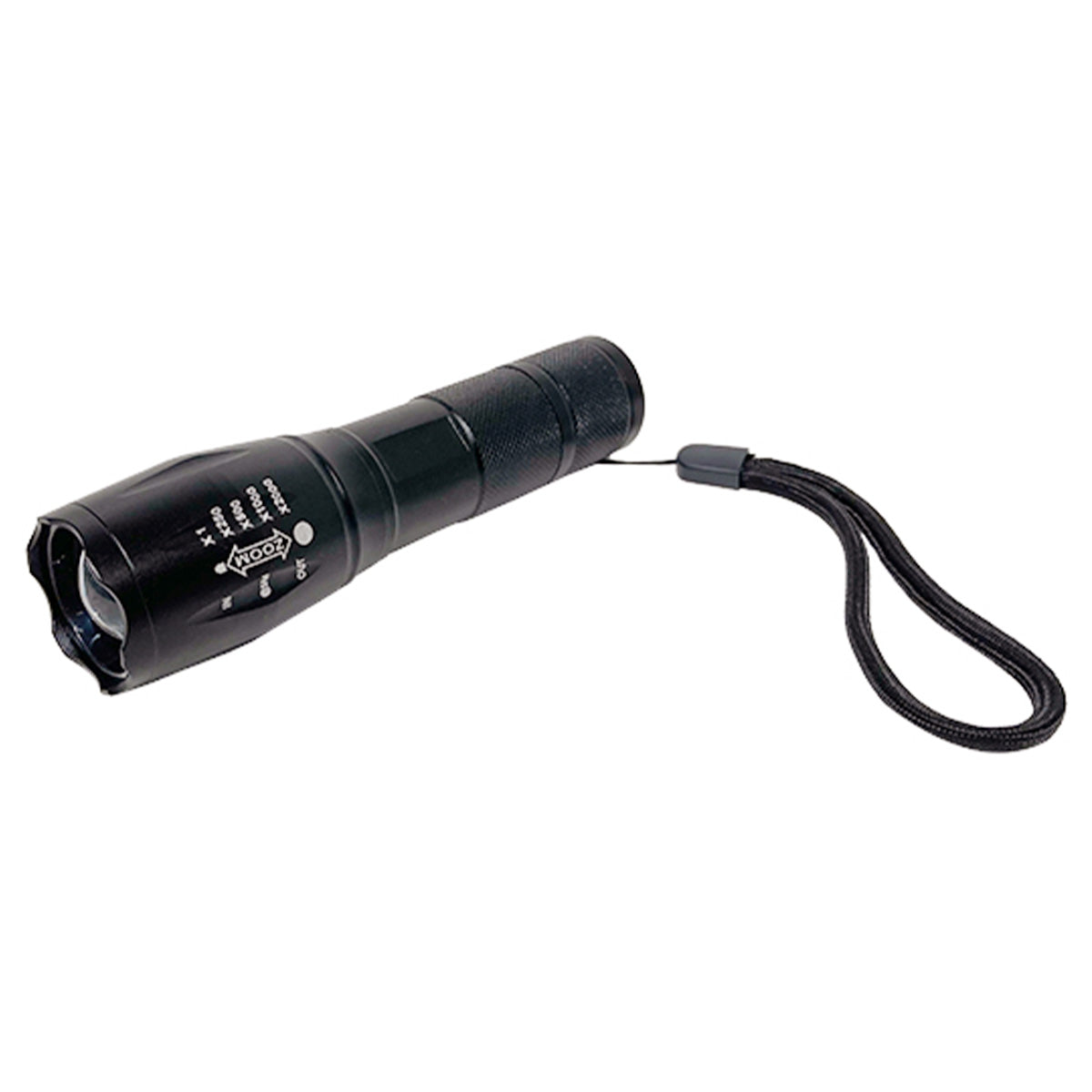ハンディライト LEDライト 懐中電灯 電池式 SOS・フラッシュライト・ズーム機能付 358257