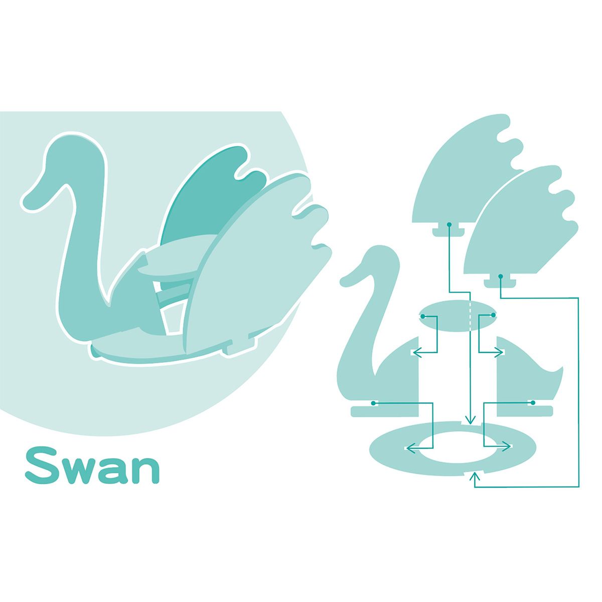 【OUTLET】お風呂おもちゃ 立体ソフトパズル 358311