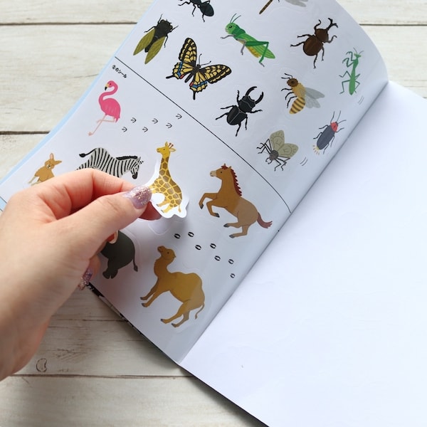 シルエットシールブック 358339