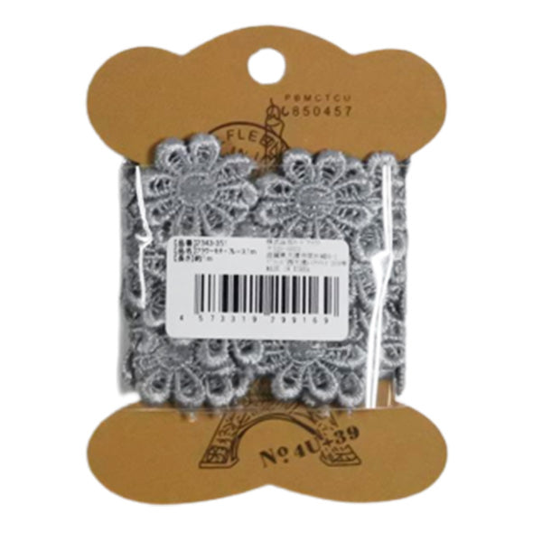 フラワーモチーフレース1m 358516