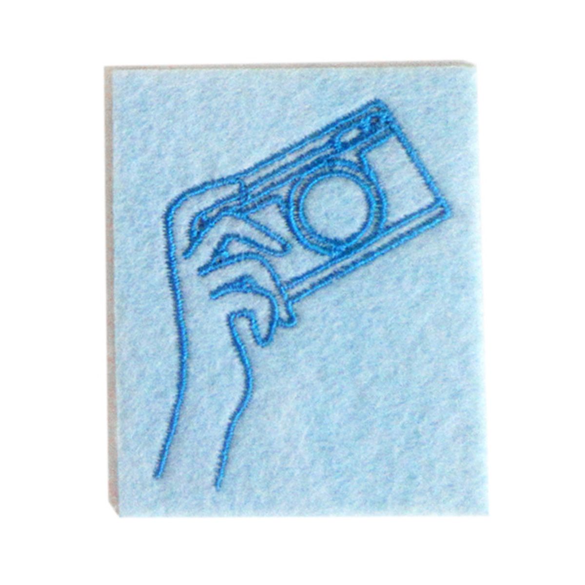 【OUTLET】シールワッペン 女の子×カメラ 358539