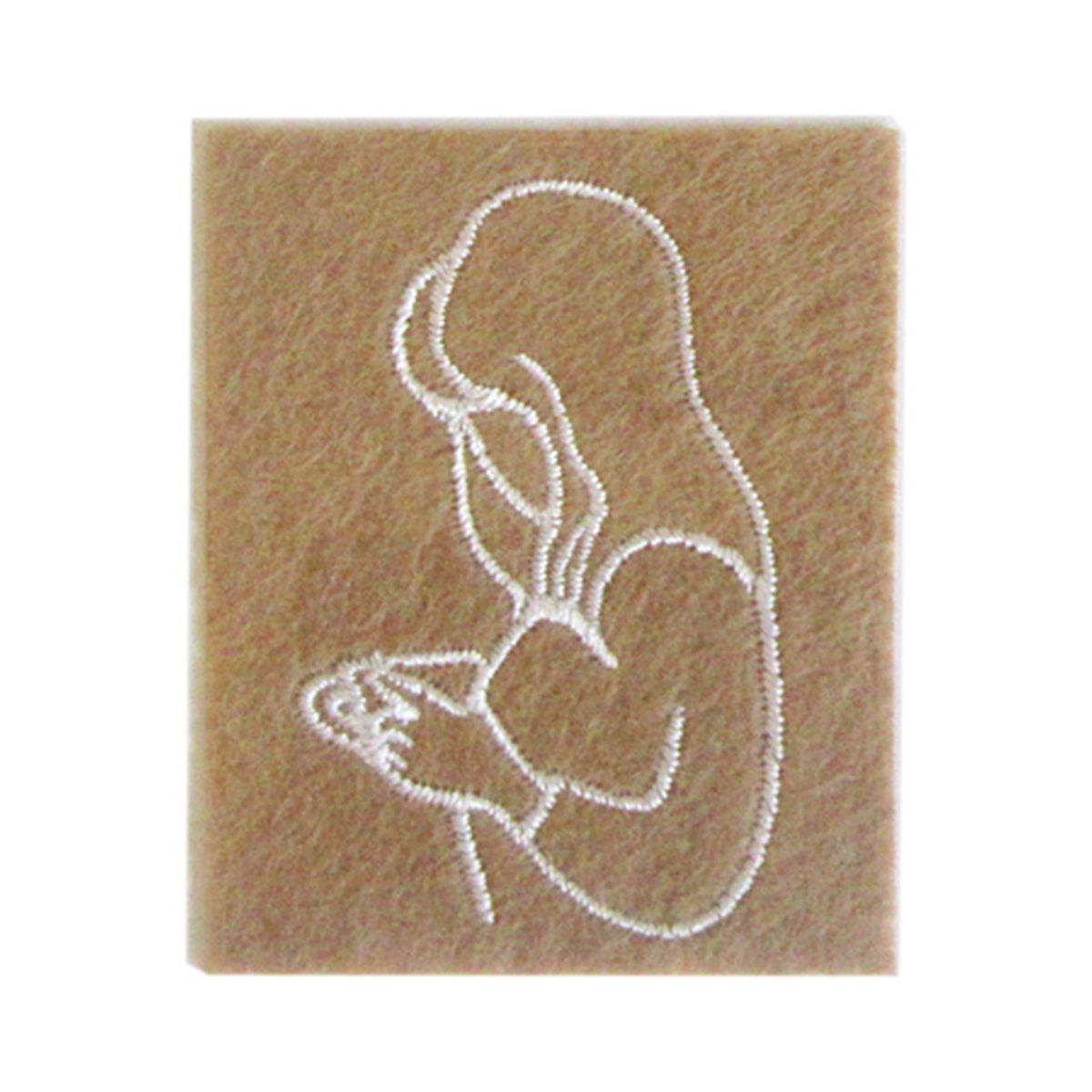 シールワッペン 女の子×ベア 358540