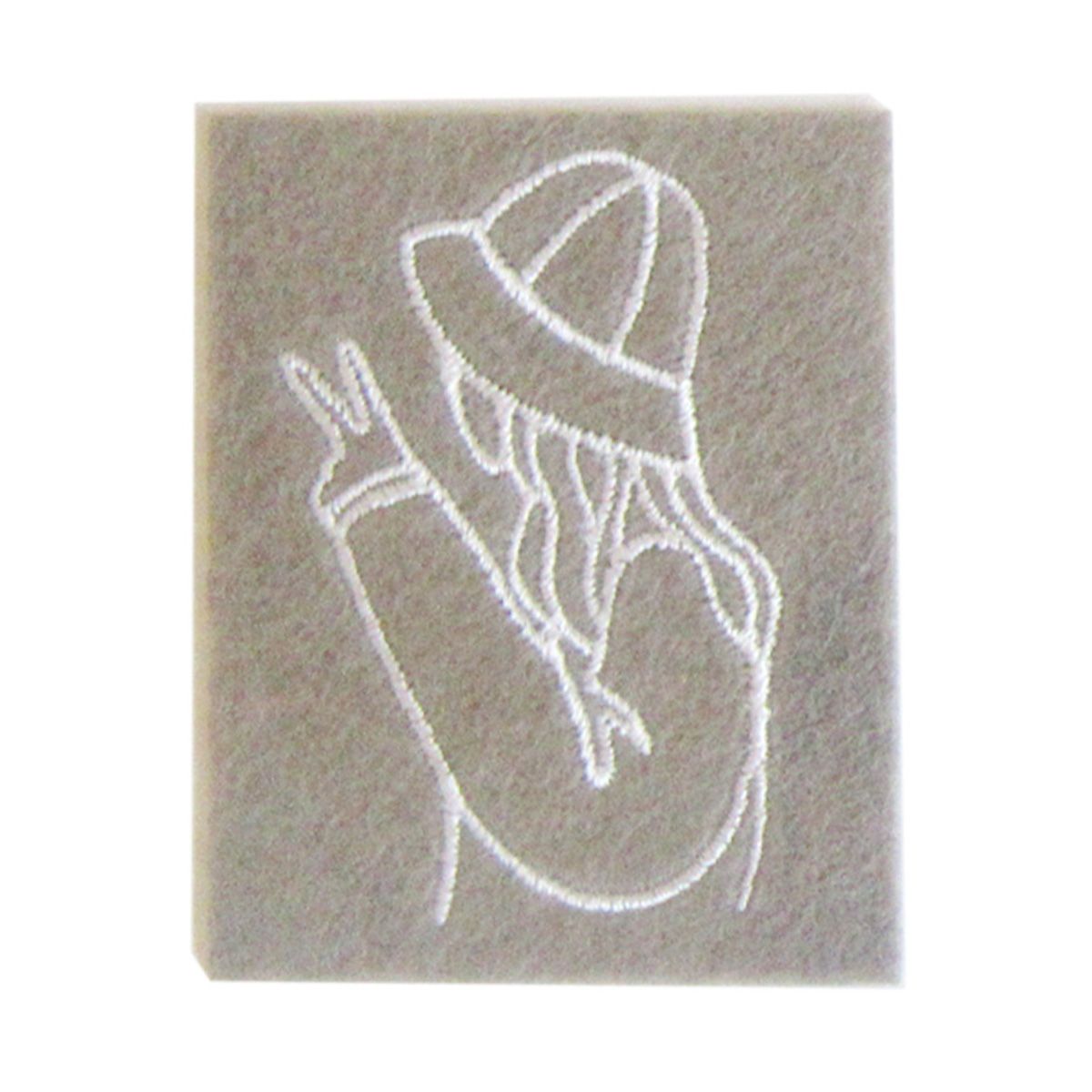 シールワッペン 女の子×スニーカー 358541