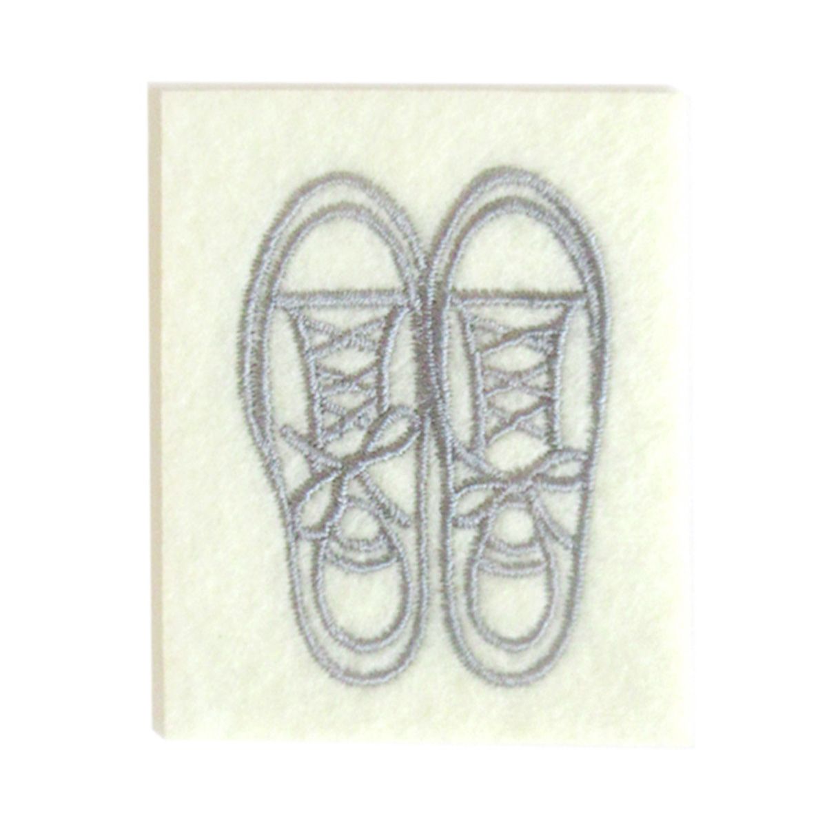 シールワッペン 女の子×スニーカー 358541