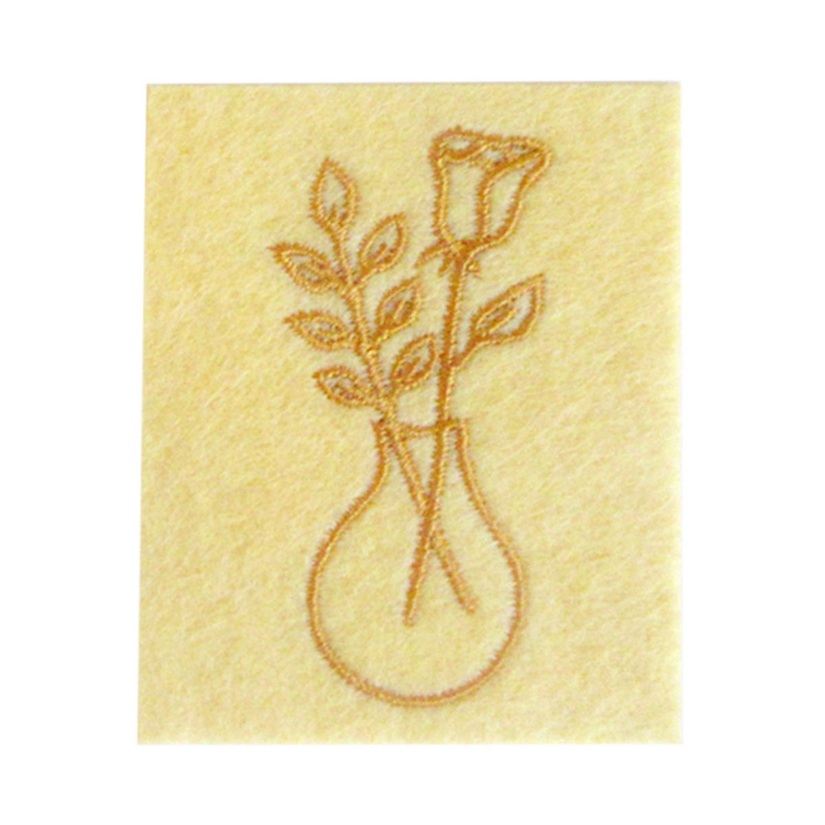 【OUTLET】シールワッペン 女の子×お花 358542