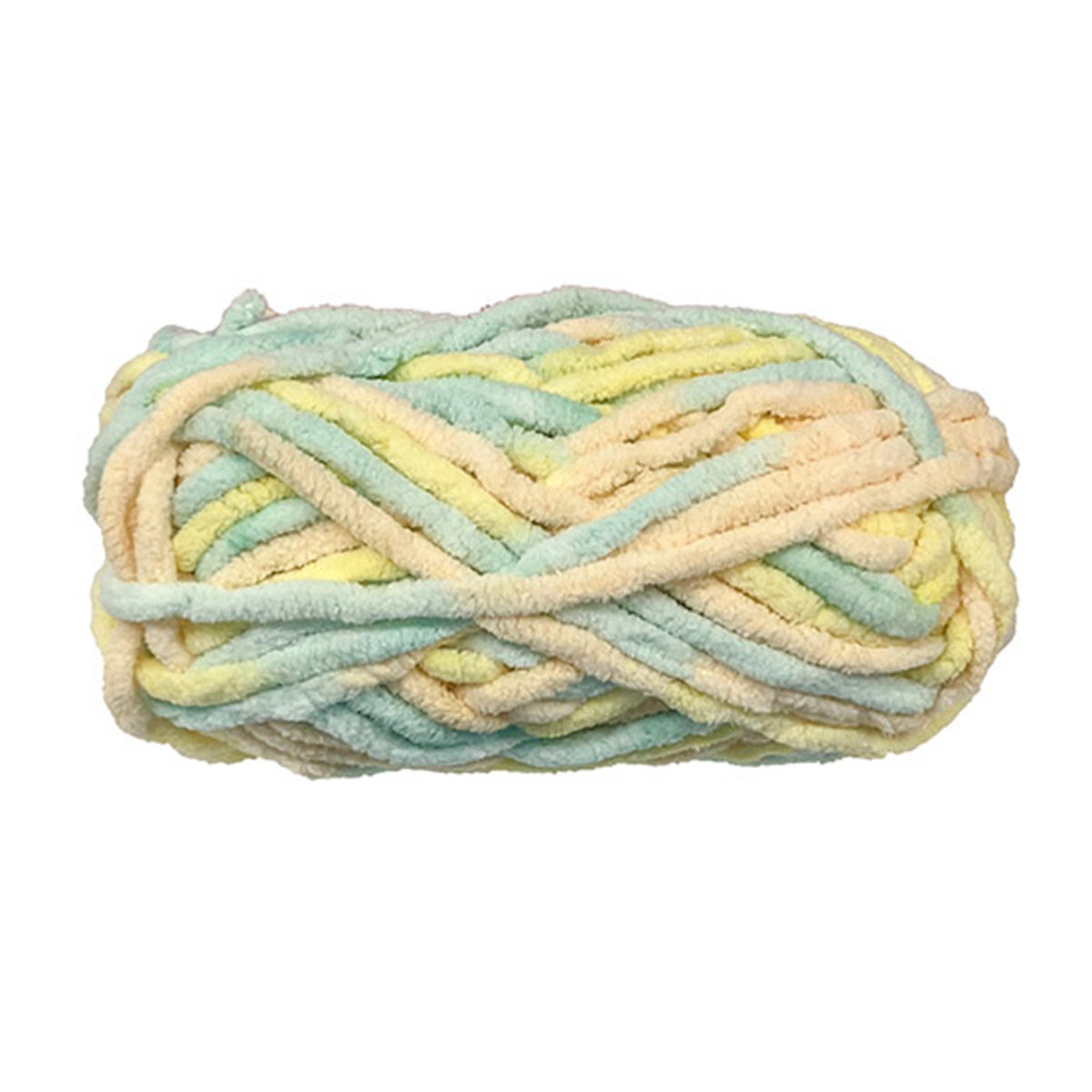 毛糸 ポリエステル100% カラフルモール 102 イエロー 358585