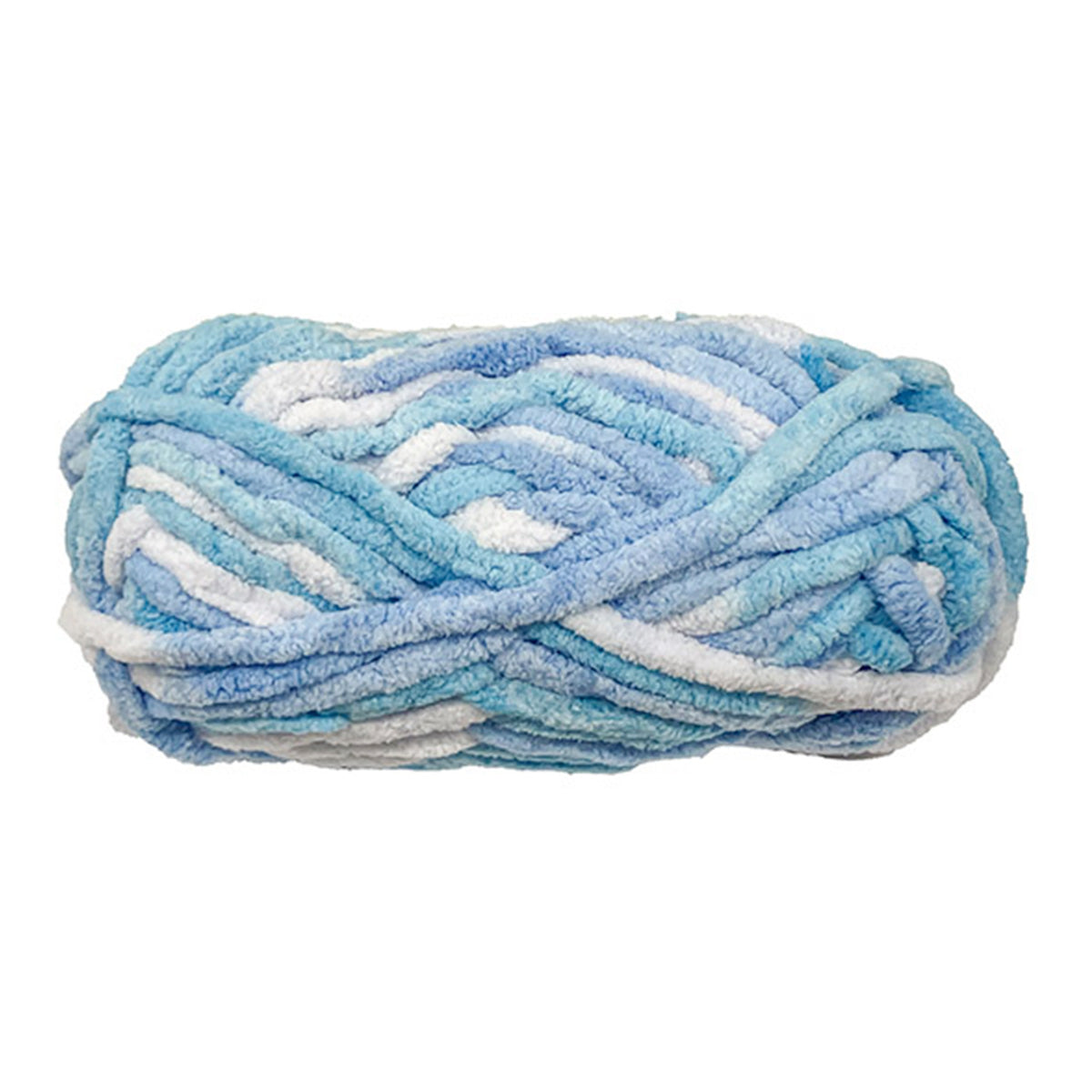 毛糸 ポリエステル100% カラフルモール 103 ブルー 358586