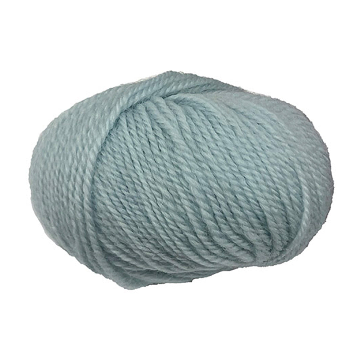 毛糸 ウール100% 純毛並太メローカラー 4 アイスブルー 358593