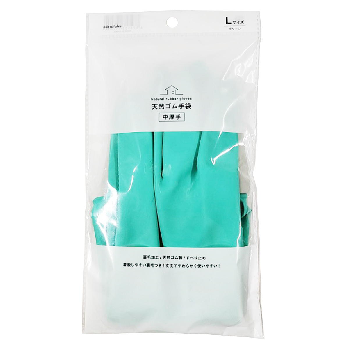 天然ゴム手袋中厚手Lサイズ 358645