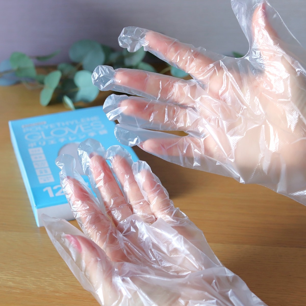 ポリエチレン手袋 掃除用手袋 使い捨て手袋 120枚入 M 358680