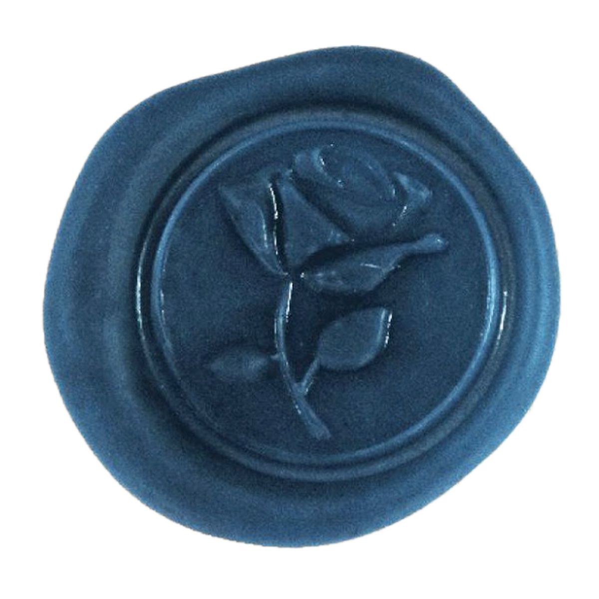 シーリングワックス シーリングスタンプ 藍色 50P 358745