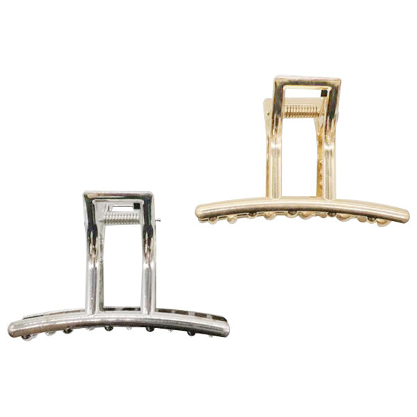 【OUTLET】ヘアクリップ バンスクリップ ヘアバンス 髪留め バンス/BC-811(ゴールド・シルバー) 358836