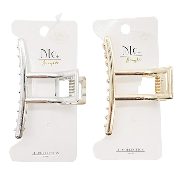 【OUTLET】ヘアクリップ バンスクリップ ヘアバンス 髪留め バンス/BC-811(ゴールド・シルバー) 358836