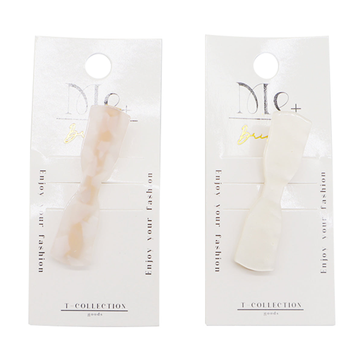 【OUTLET】ヘアクリップ マーブルカラー リボン/HP-445 358879