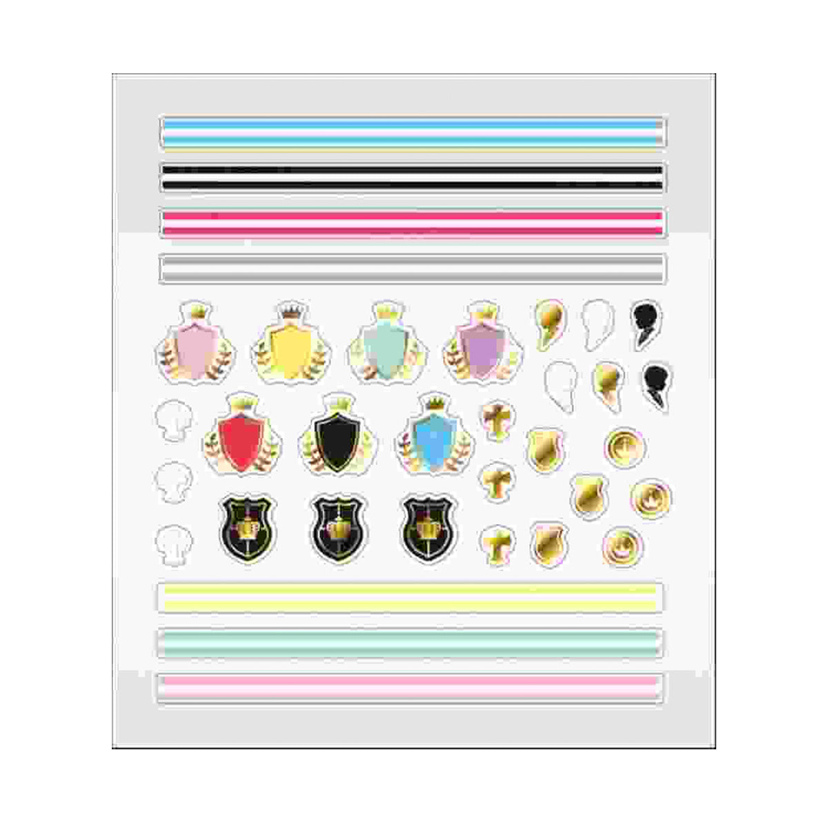 【OUTLET】ネイルステッカー ネイルアート ロイヤルネイルシール エンブレムノ 359144