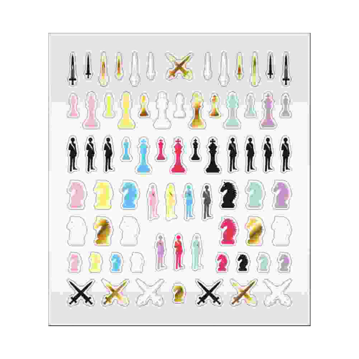 【OUTLET】ネイルステッカー ネイルアート ロイヤルネイルシール ナイト 359146