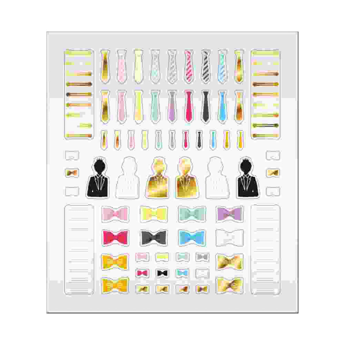 【OUTLET】ネイルステッカー ネイルアート ロイヤルネイルシール リボン&タイ 359148