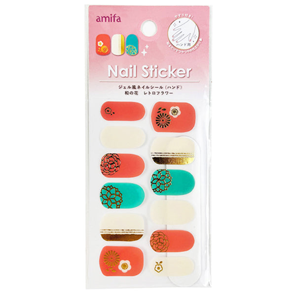 ジェル風ネイルシール/ハンド 和の花 359203