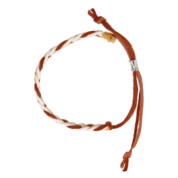 虫除けブレスレット 蚊除けブレス 虫よけ編込みブレスレット ブラウン ベージュ 防虫 359222