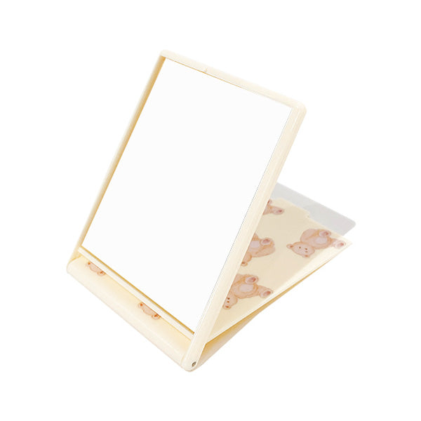 携帯ミラー 手鏡 プリントSミラー アンティークベア 359296