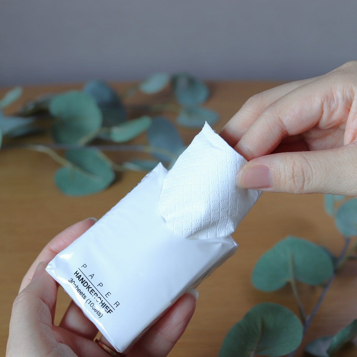 ペーパータオル 使い捨て ペーパーハンカチ 6個入 359331