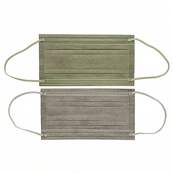 不織布マスク カラーマスク ニュアンスカラー 10枚入 KH&GY 359350