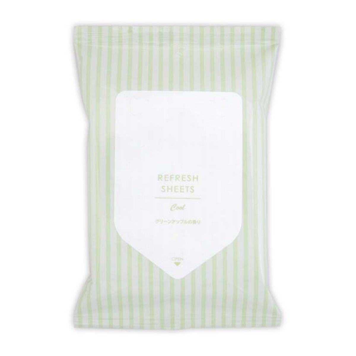 【OUTLET】ひんやり爽快シート グリーンアップル 18枚 359354