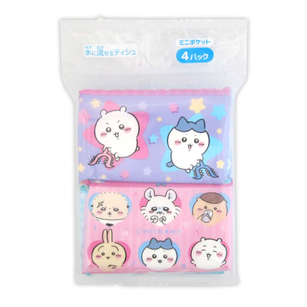ミニポケットティッシュ ちいかわ 4P 359377