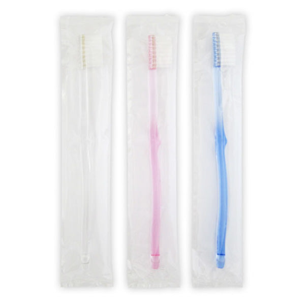 歯ブラシ クリア 先細ヘッド 3本 359411