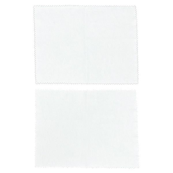 コットン靴磨きクロス2枚入 約15×20cm 359722