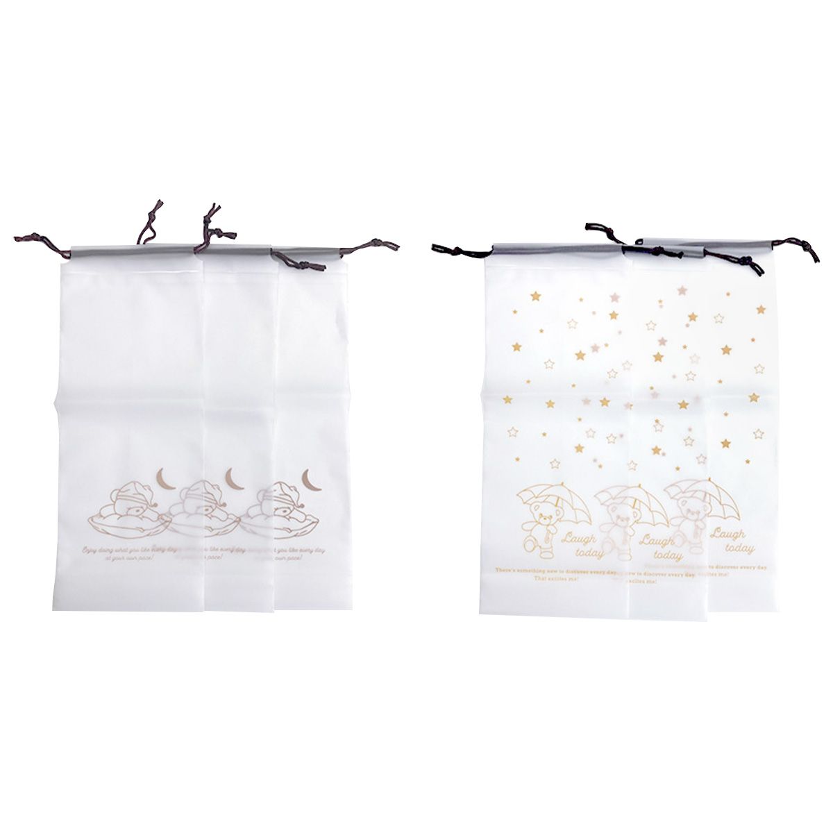 折りたたみ傘巾着ケース 3P ベア 360648