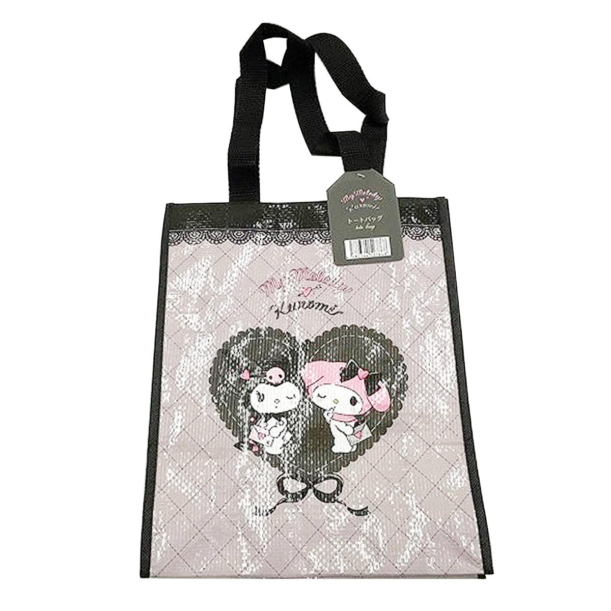 sanrio マイメロクロミ トートバッグタテ型ハートリボン 360661