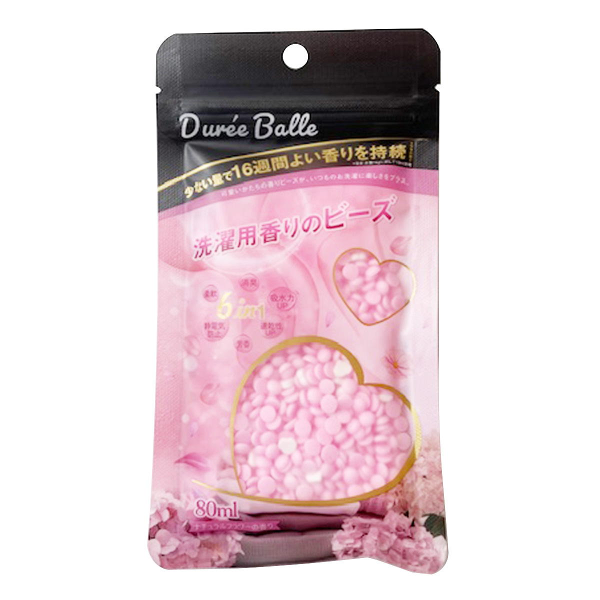 洗濯用香りのビーズ80ml ナチュラルフラワー 360942
