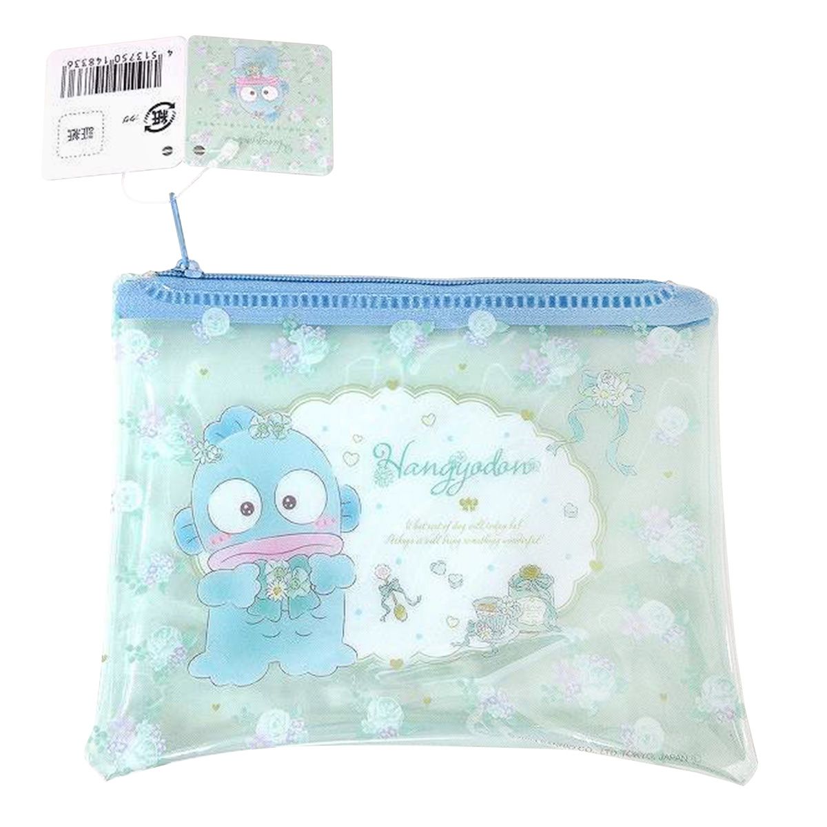 化粧ポーチ ハンギョドン ビニールポーチミニ フラワーティータイム 360969